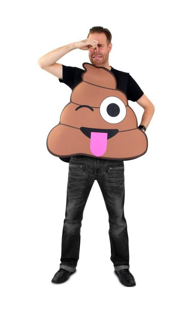 Poep emoticon verkleedkostuum - verkleedshopjur