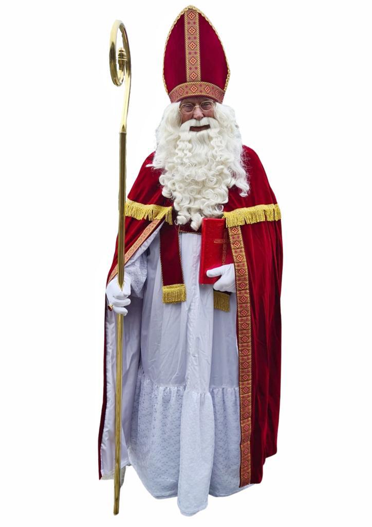 Sinterklaas kostuum met vast rugpand - verkleedshopjur