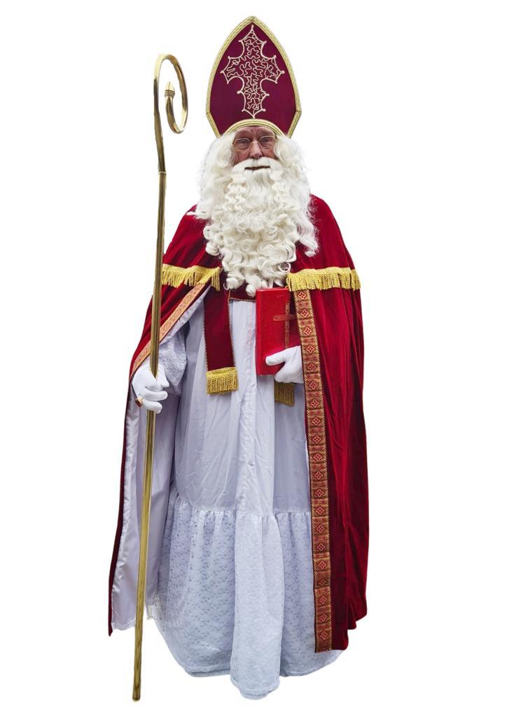 Sinterklaas kostuum met vast rugpand - verkleedshopjur