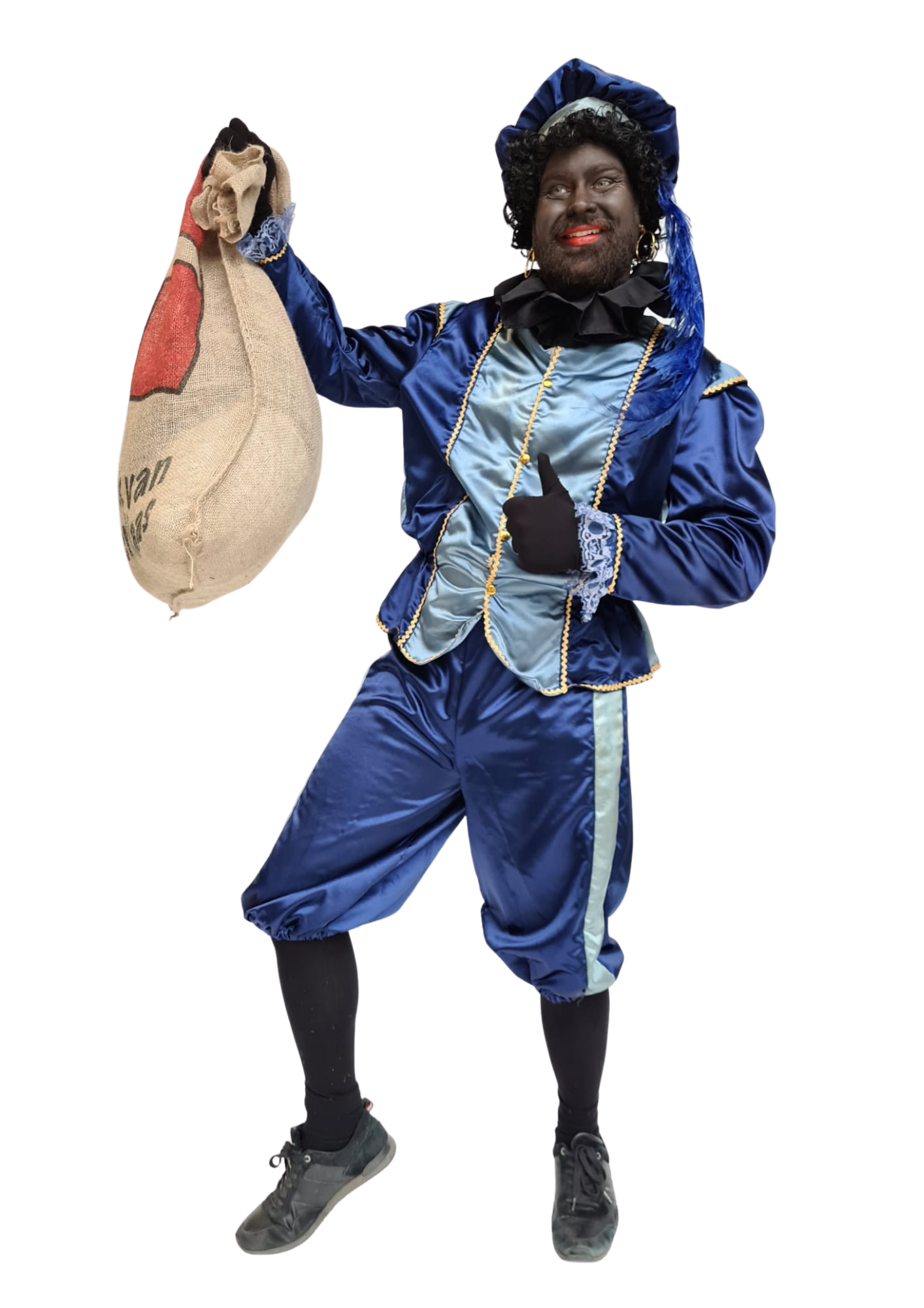 Pietenpak blauw/groen - verkleedshopjur