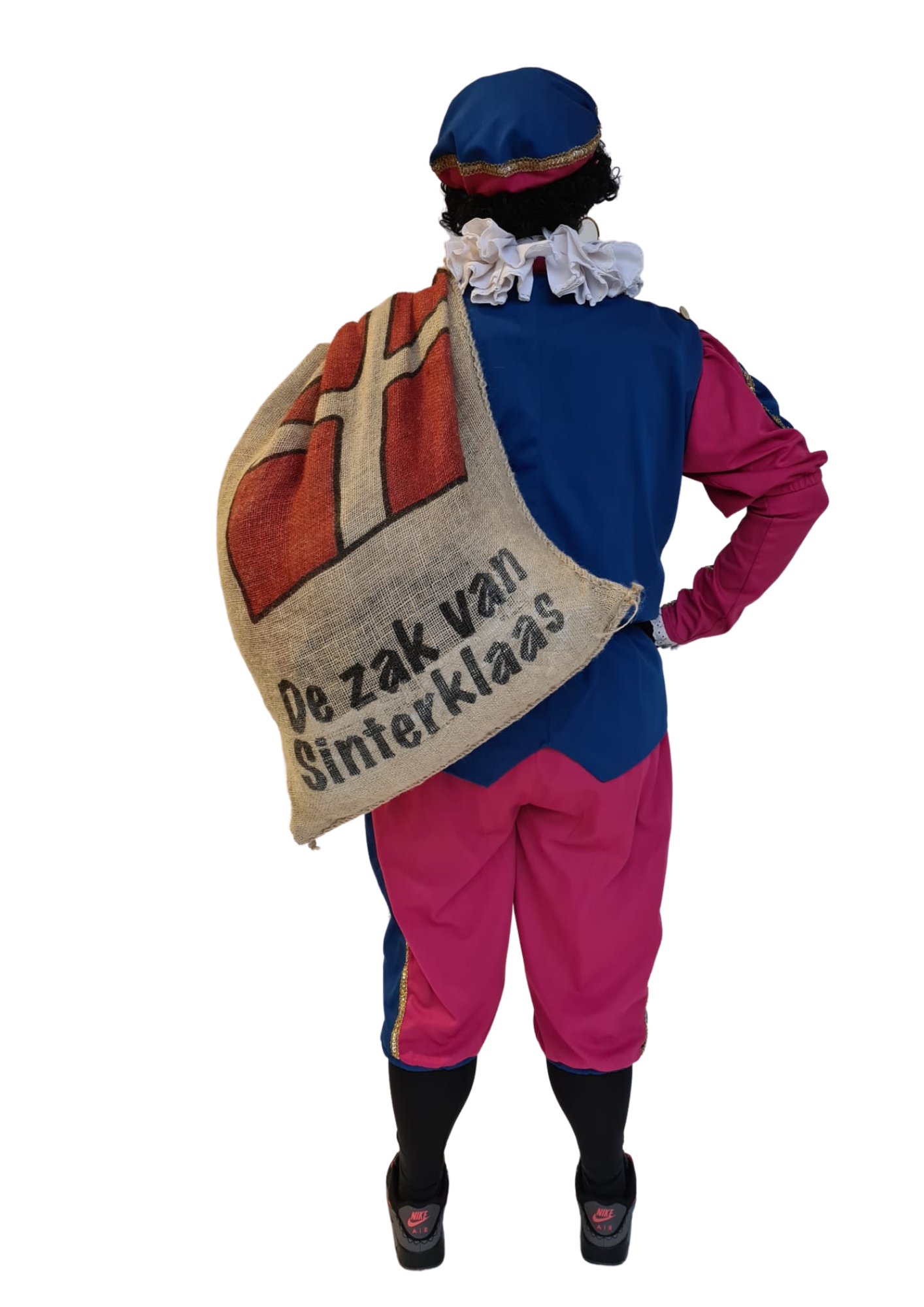 Pietenpak roze/blauw - verkleedshopjur