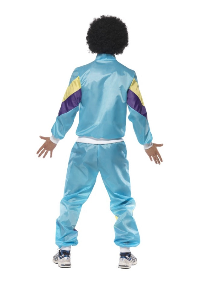 Fout trainingspak blauw - verkleedshopjur