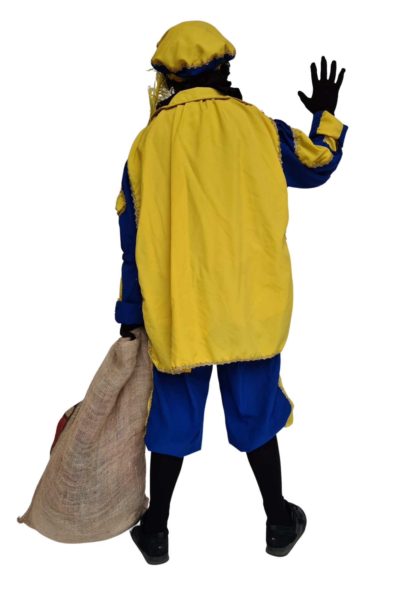 Pietenpak geel/blauw - verkleedshopjur