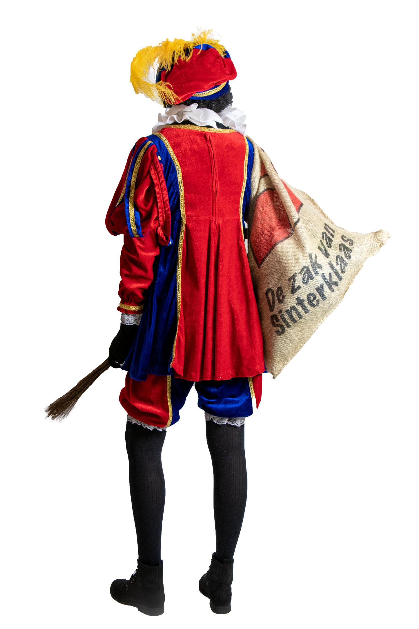 Pietenjurkje rood/blauw - verkleedshopjur