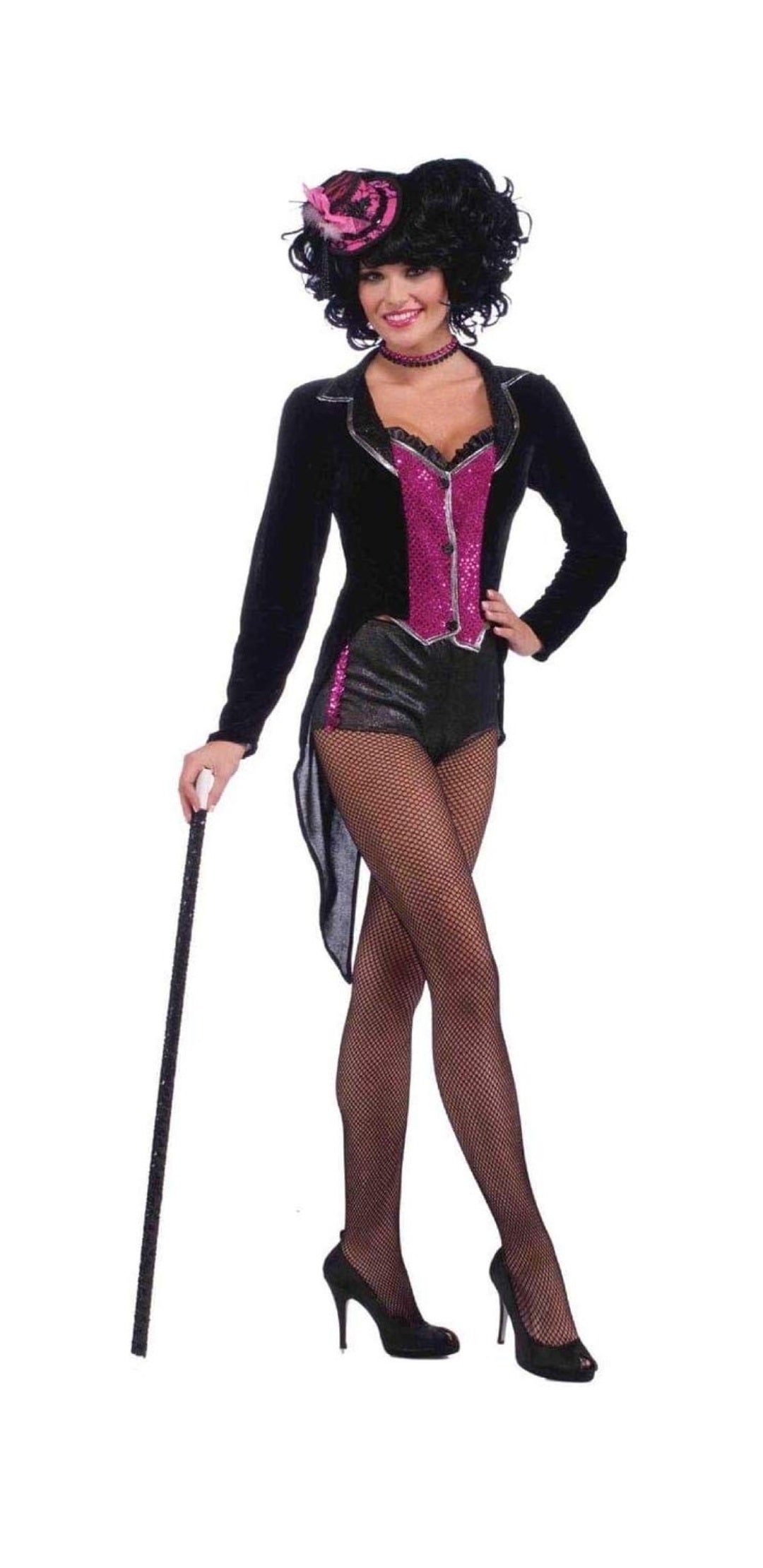 Showgirl / Burlesque kostuum - verkleedshopjur