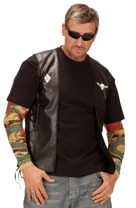Biker gilet - verkleedshopjur