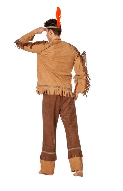 Indianen kostuum bruin - verkleedshopjur