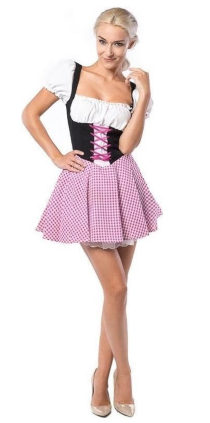 Dirndl Eva roze - verkleedshopjur