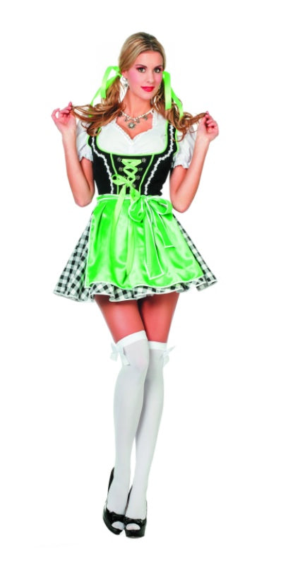 Dirndl Romy groen - verkleedshopjur
