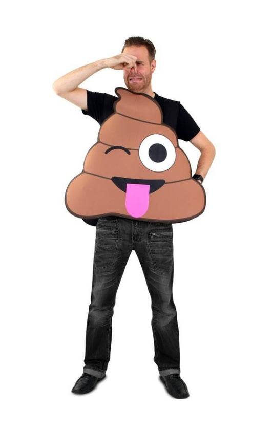 Poep emoticon verkleedkostuum - verkleedshopjur
