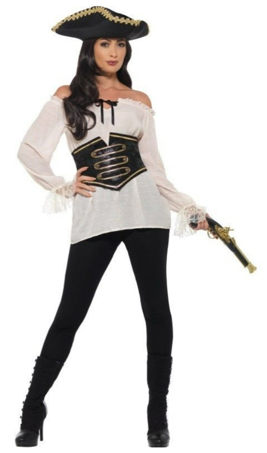 Piraten blouse - verkleedshopjur