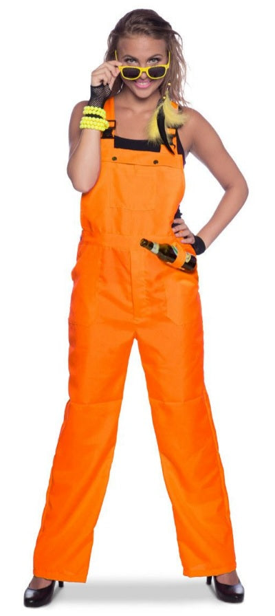 Oranje tuinbroek - verkleedshopjur