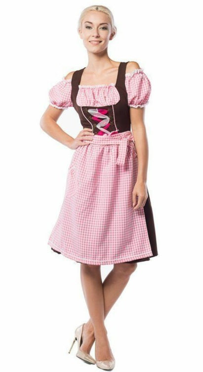 Dirndl Anne Ruth lang roze