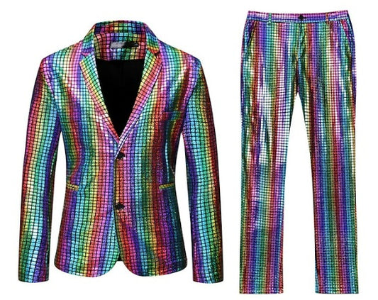 Regenboogpak - verkleedshopjur