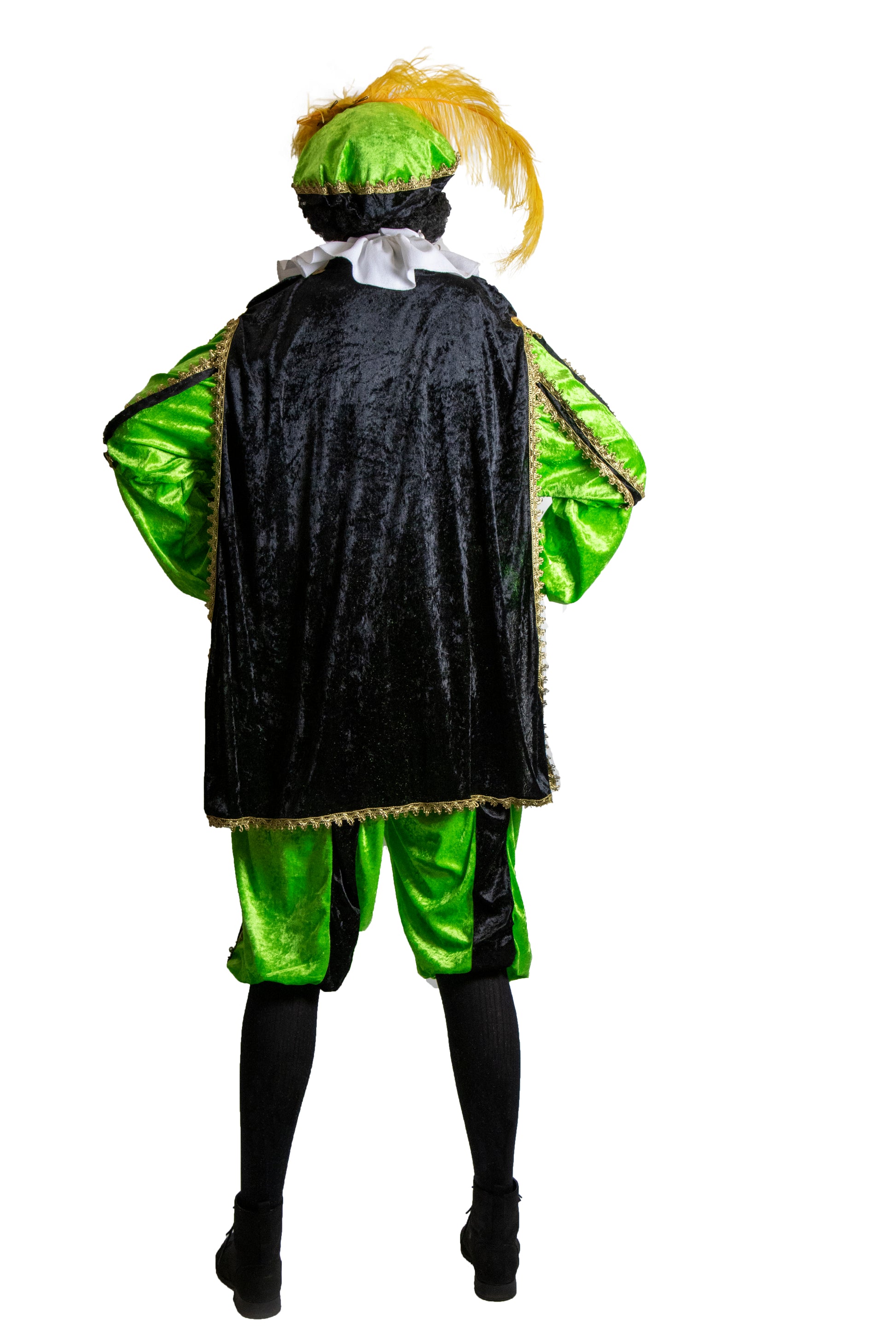 Pietenpak groen/zwart - verkleedshopjur