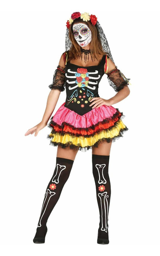 Dia de Muertos kostuum dames - verkleedshopjur