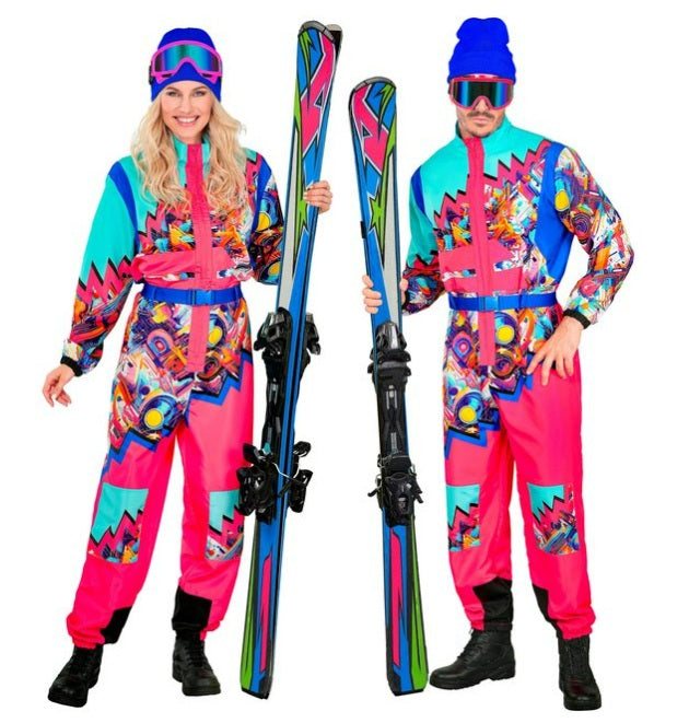 Fout (après)ski pak roze/blauw