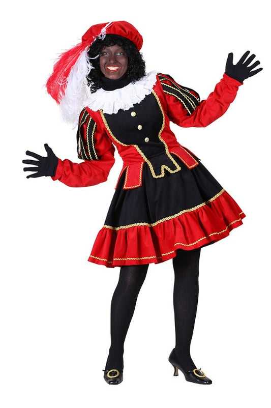 Pietenjurkje Murcia zwart/rood - verkleedshopjur