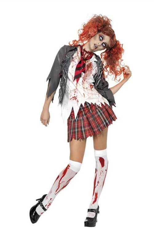 Zombie schoolmeisje - verkleedshopjur