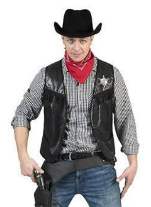 Cowboy gilet - verkleedshopjur