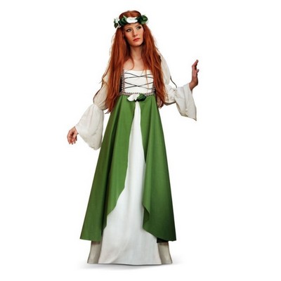 Jonkvrouw jurk groen-image